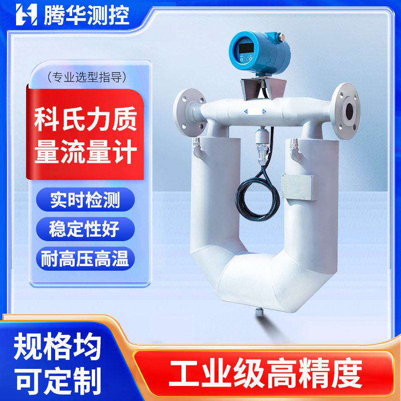 科氏力质量流量计智能汽油柴油气液体精度科里奥利质量流量计