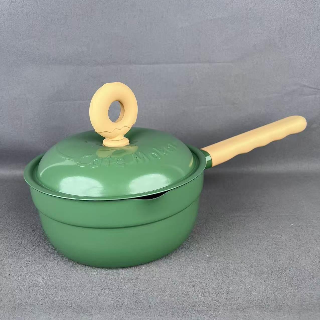 卡马小奶锅宝宝辅食锅婴儿不粘锅家用热奶煮面泡面一人食汤锅