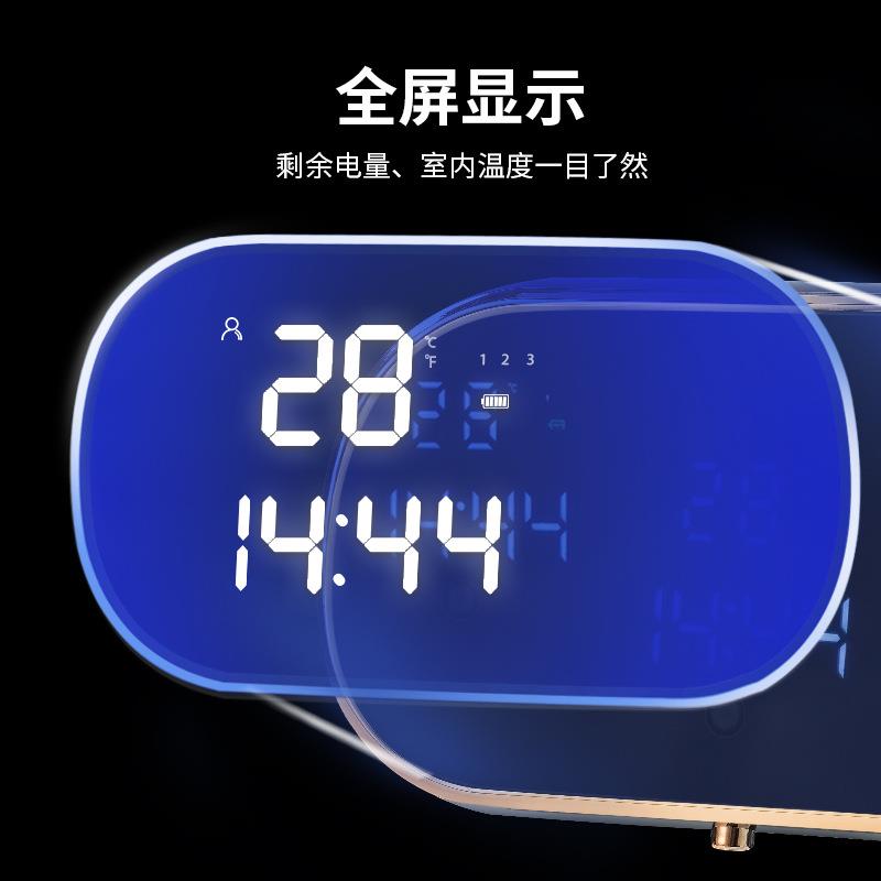 跨境新自动泡沫洗手机感应皂液器壁挂式智能洗手液机充电雷达感应