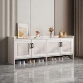 全铝合金矮鞋 凳别墅室外门口防水防晒储物柜子定制 柜家用户外换鞋