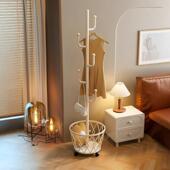 风衣帽架落地卧室挂衣架简易移动立式 家用客厅衣服置物挂包架收纳