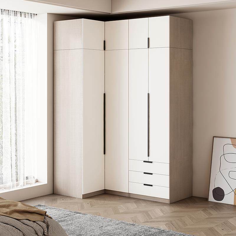 转角衣柜90度l型网红小户型组合实木家用卧室大2026新款移门