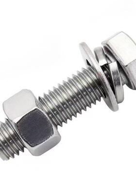 D0X厂家直销304外六角不锈钢螺栓不锈钢螺丝组合套装带帽