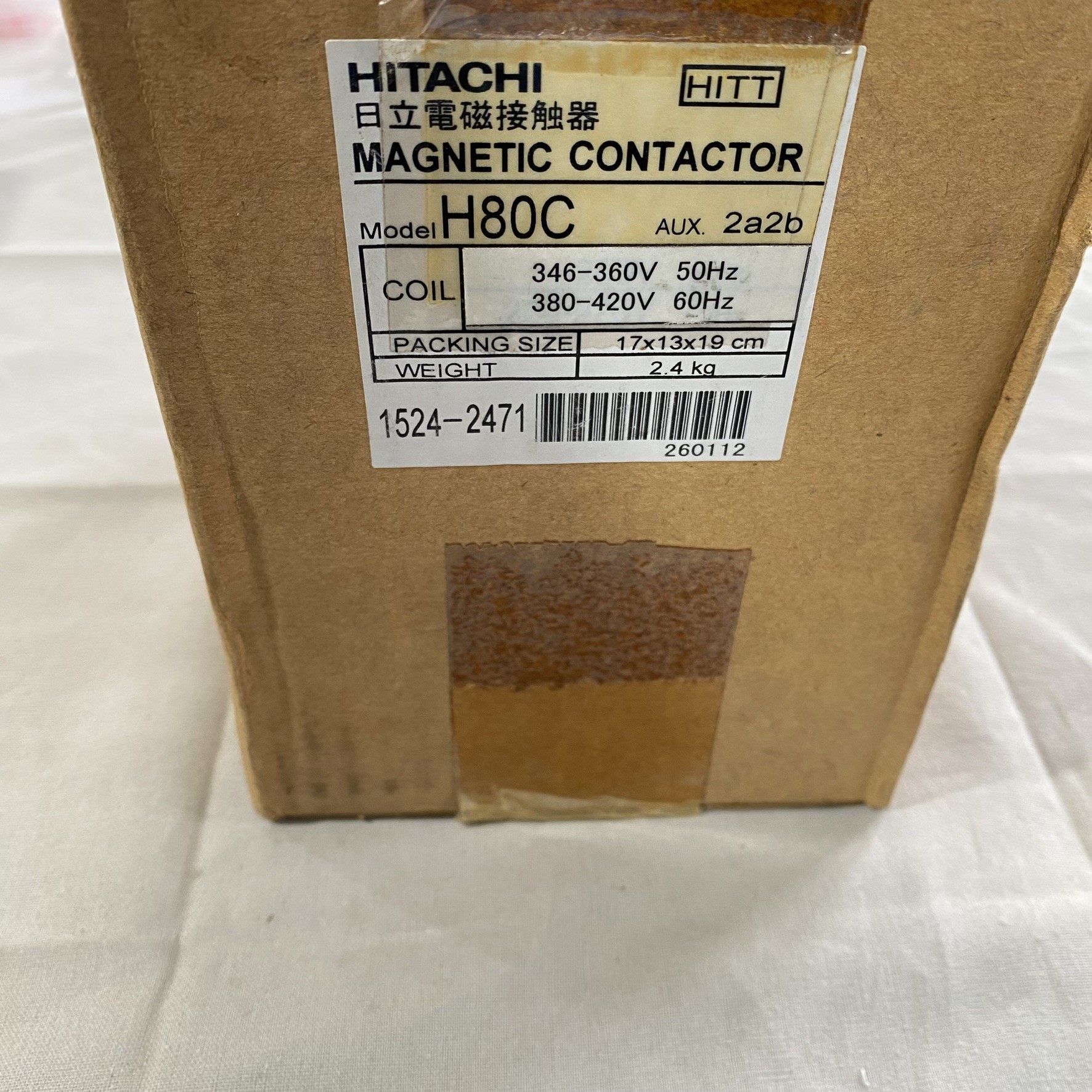 全新原装日立H80C交流接触器，型号H80C，线圈电压346
