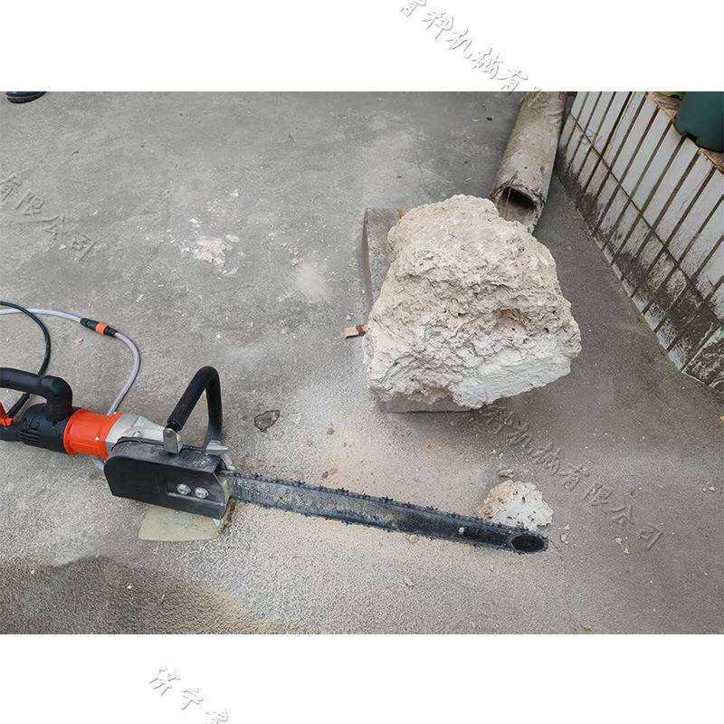 手提式电动金刚石链锯钢筋混凝土切割手提锯220V插电式手提切割机