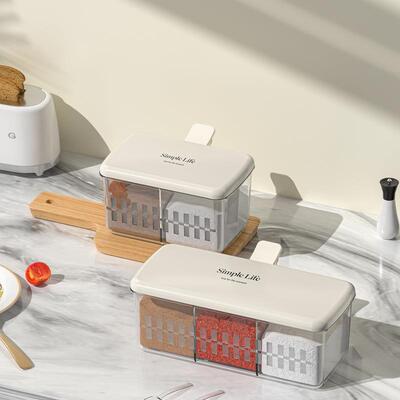 Home Kitchen Seasoning Box Set - Multi-compartment Integrate