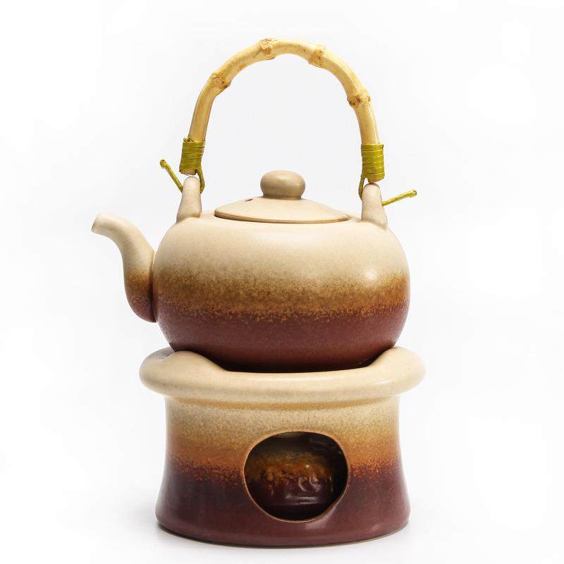 液体精煮瓷茶壶煮茶炉酒精炉煮器茶陶煮酒古陶酒精茶酒精灯煮茶壶