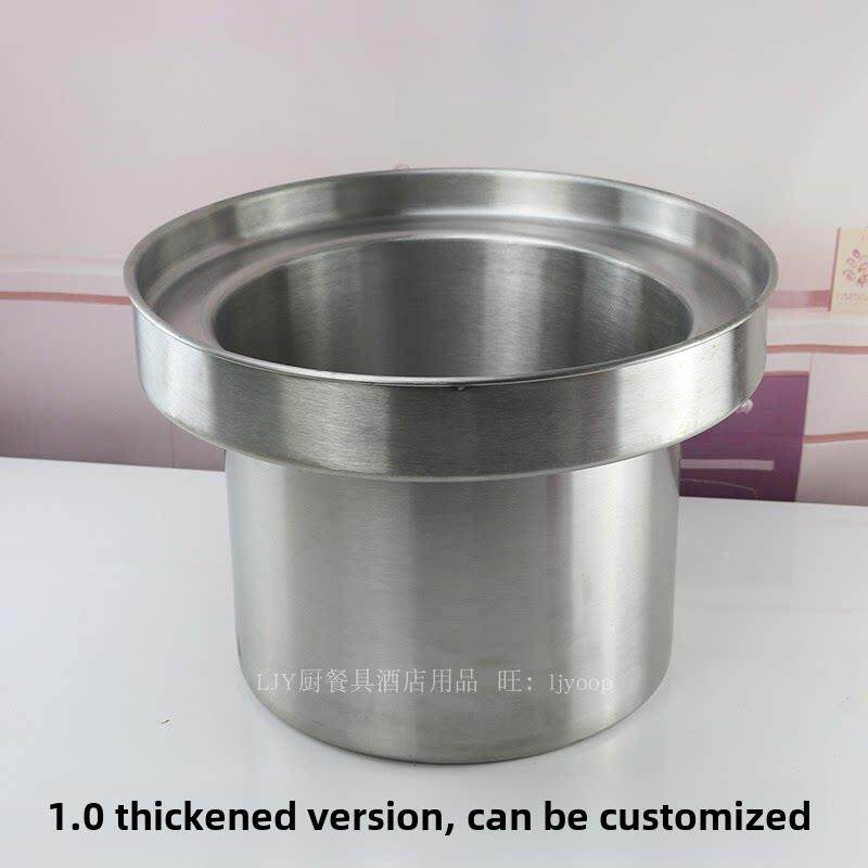 不锈钢加厚面锅蒸锅蒸锅水槽蒸锅水蒸锅热锅汤面锅广东尾饭