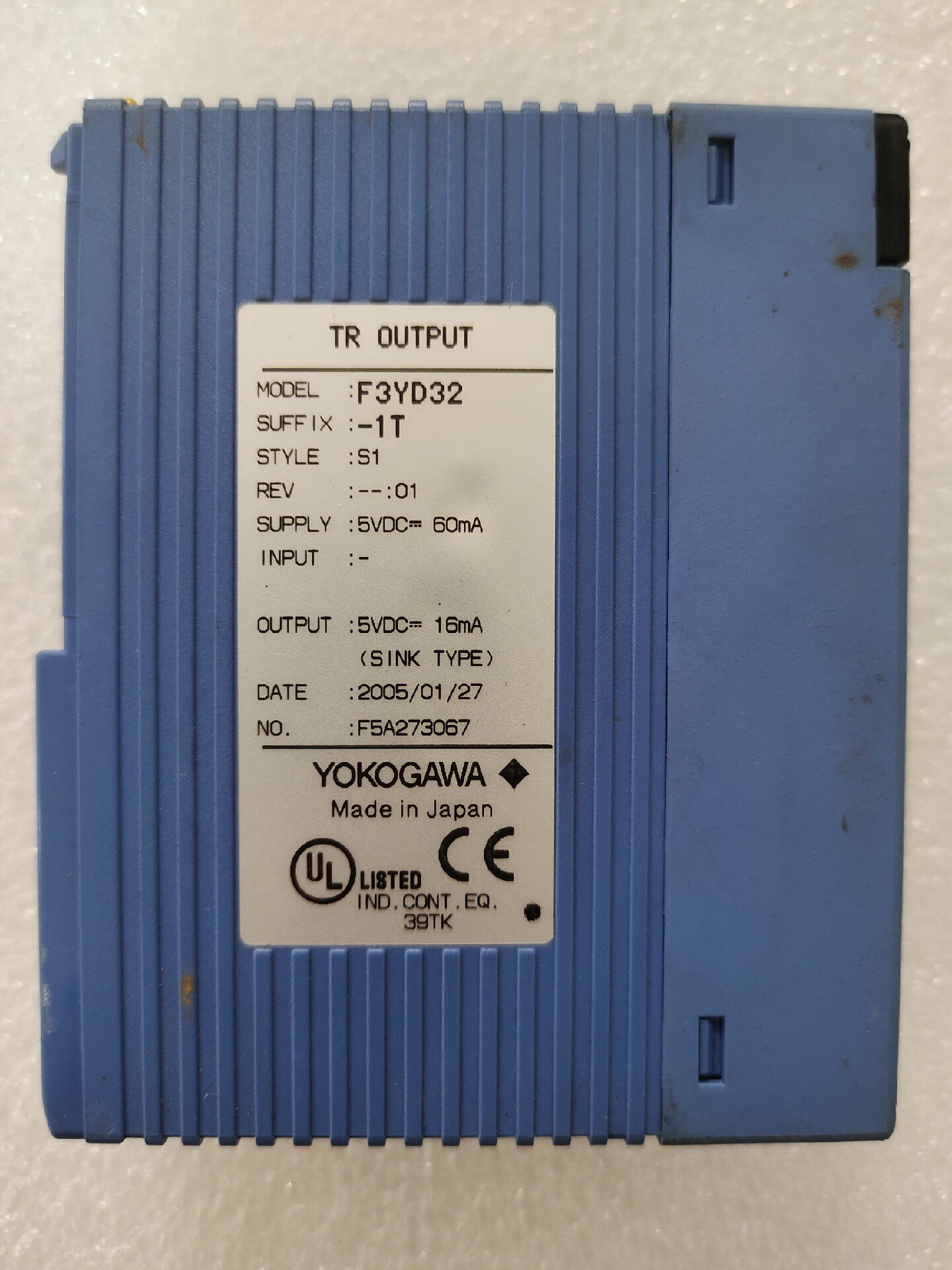 YOKOGAWA 横河 F3YD32-1T  现货  包功能