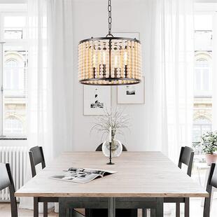 卧室吊灯美BK3046西乡复古波米亚风格式农舍家用创村意餐厅灯新款