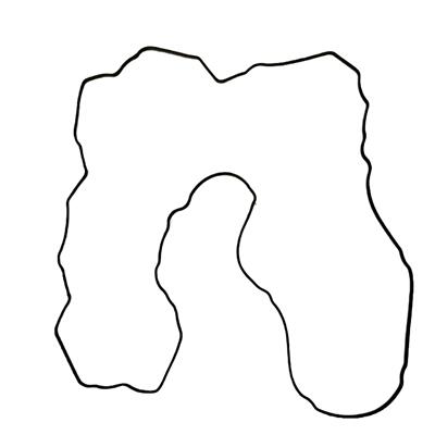 KOMATSU6D114电喷时规胶条6754-11-7810密封胶条配件垫圈零件