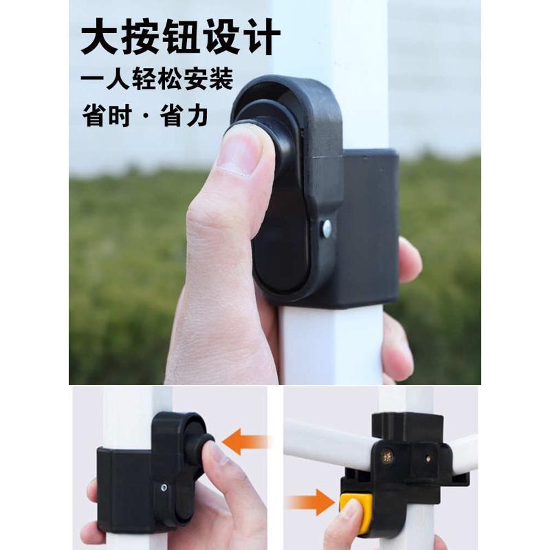 欧式户外雨棚伸缩帐篷折叠棚子大伞四脚遮阳棚雨篷摆摊四角凉棚