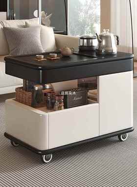 现代简约升降茶几客厅家小户型可移FVO动多沙发边几用功能茶推车