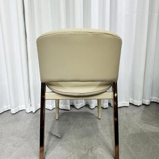 家用轻奢CC餐椅简约靠背凳子岛台椅子网红酒店洽谈餐桌椅厂家