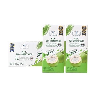山姆超市椰子水NFC果汁100%纯正椰水椰汁饮料泰国进口coconut代购