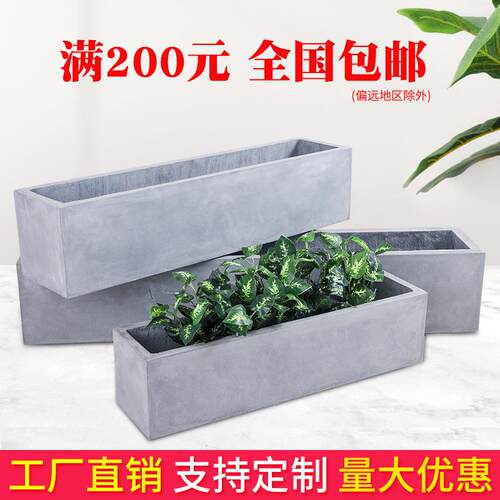 水泥盆环保花GKlT8Us0托盘绿带植柜仿花岗岩庭院水磨石圆形花箱非