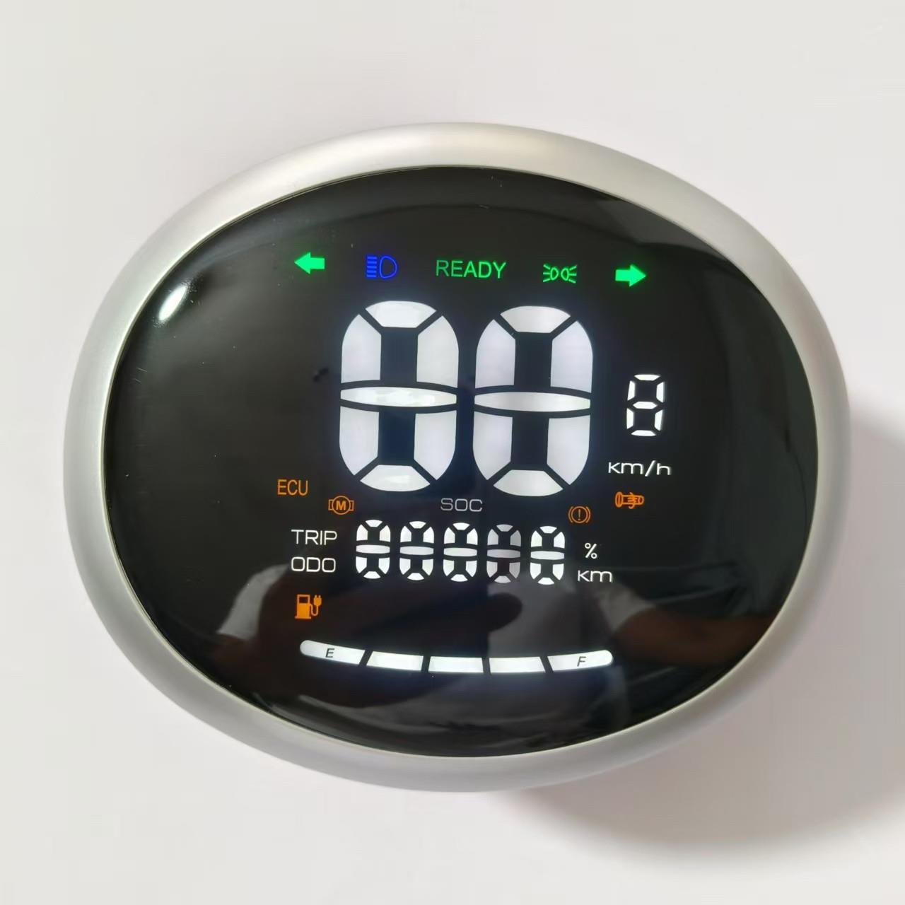 赛鸽电动车海龟款Q6仪表数码LED仪表总成48ⅴ60ⅴ72实时电压