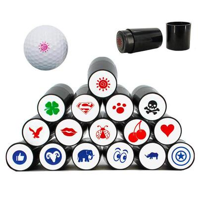 1 Pcs Golf Ball Stamper Stamp Marker Various Patterns Quick