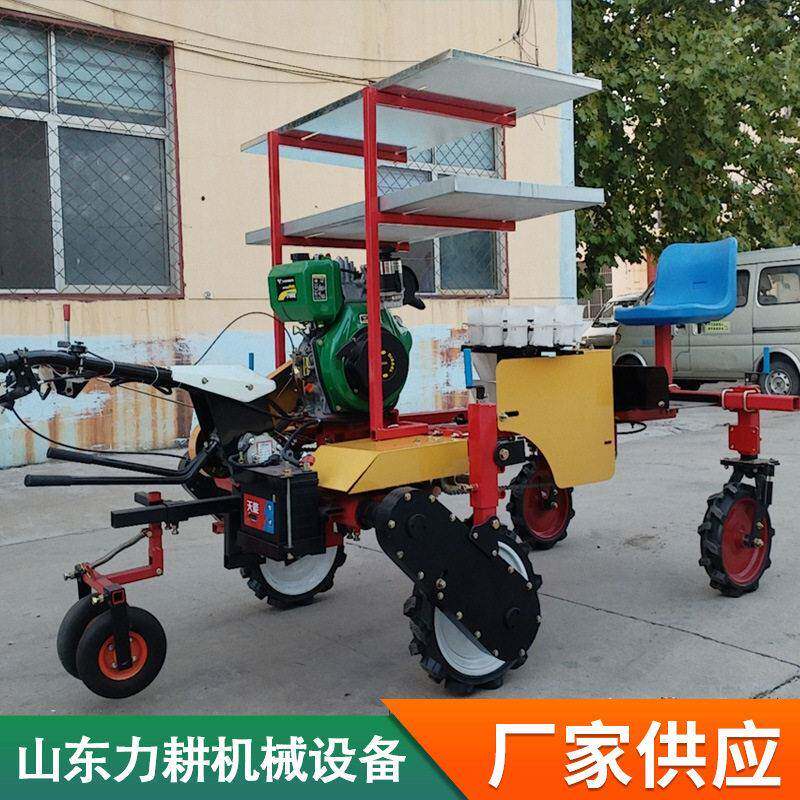 行自走式柴油蔬菜移栽机生菜烟草辣椒甘蓝大棚幼苗移栽成活