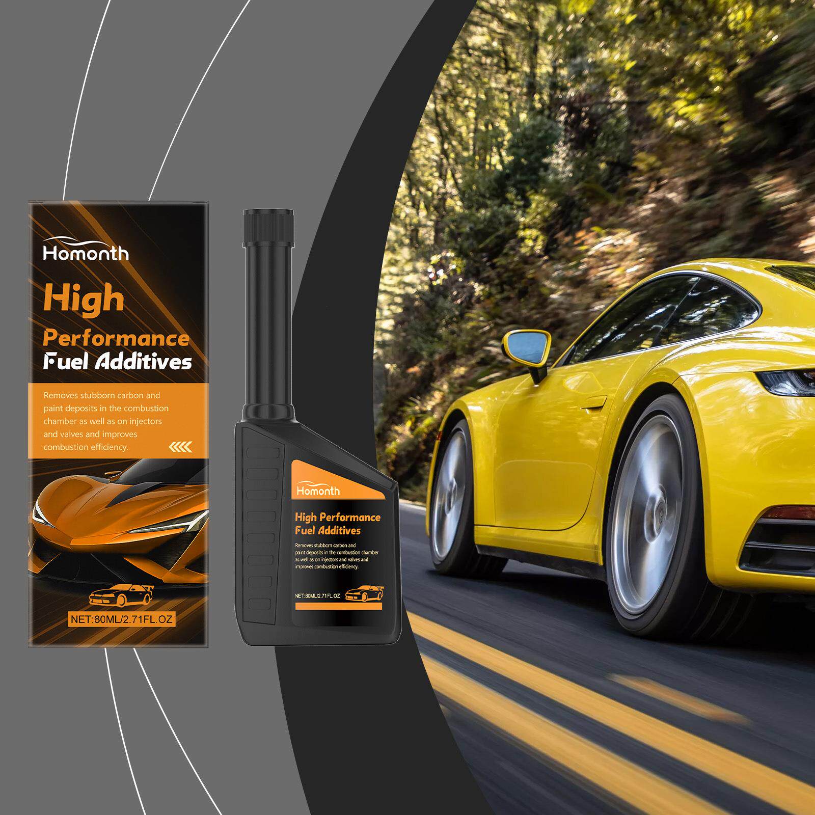 HOMONTH Gasoline Fuel Additive - Carbon Cleaning and Fuel Sa