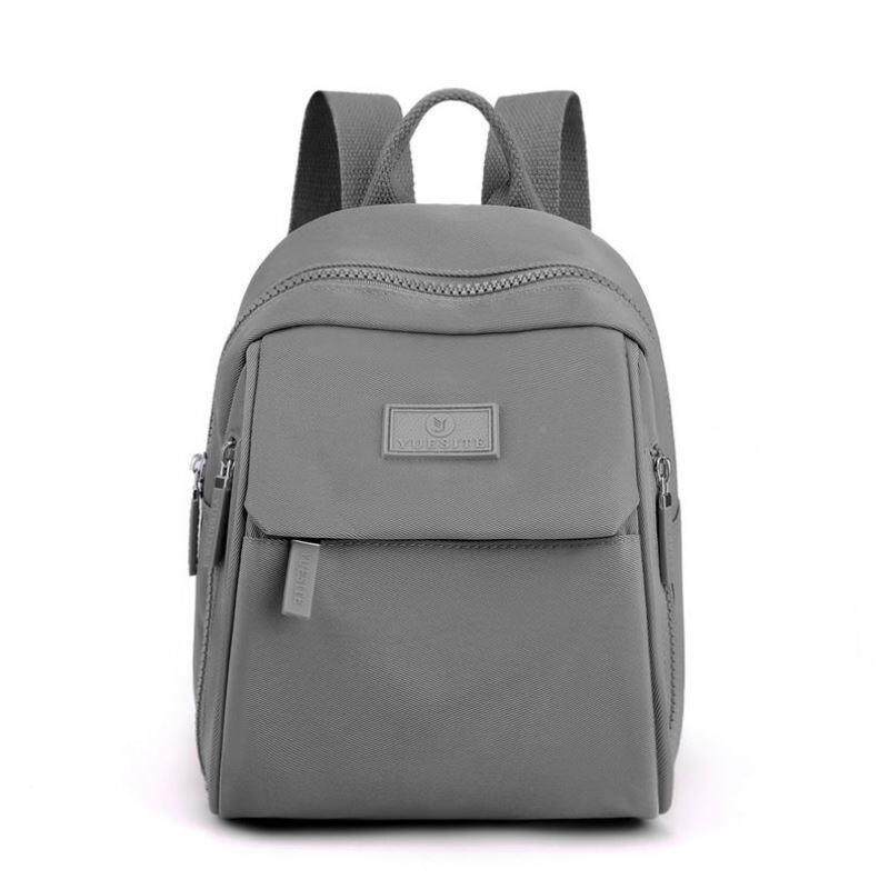 牛布津双肩包2023新女OHC5991款轻便旅休行闲帆布小背包潮流时尚