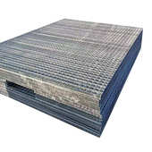 现货热镀锌钢格板平台脚踏步板排水沟网格盖板插接不锈钢钢格栅板