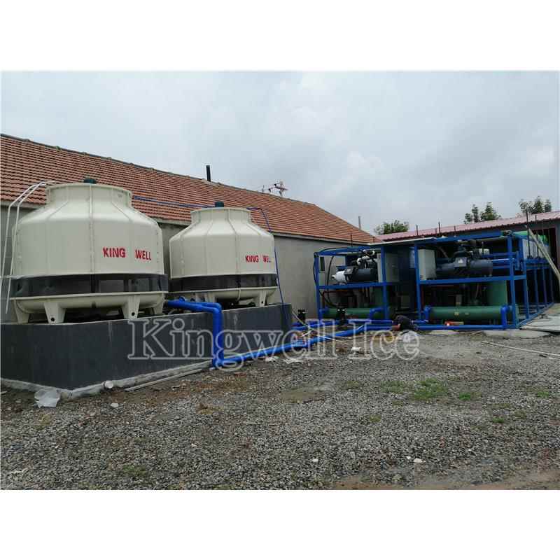 KW-DB530吨铝板直冻冰砖机，条块机 制冰机组 做冰雕透明冰