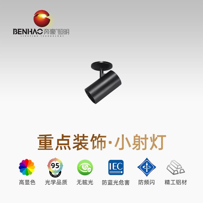 明装酒柜灯壁画洗墙灯博物馆茶室吸顶聚光灯可调角度嵌入式射灯