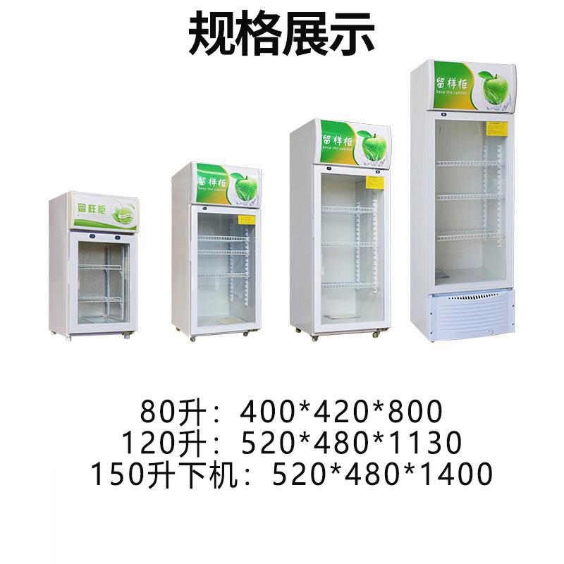 幼儿园食物柜学校食品留样柜小型单门冷藏保鲜柜冰箱饮料展示柜