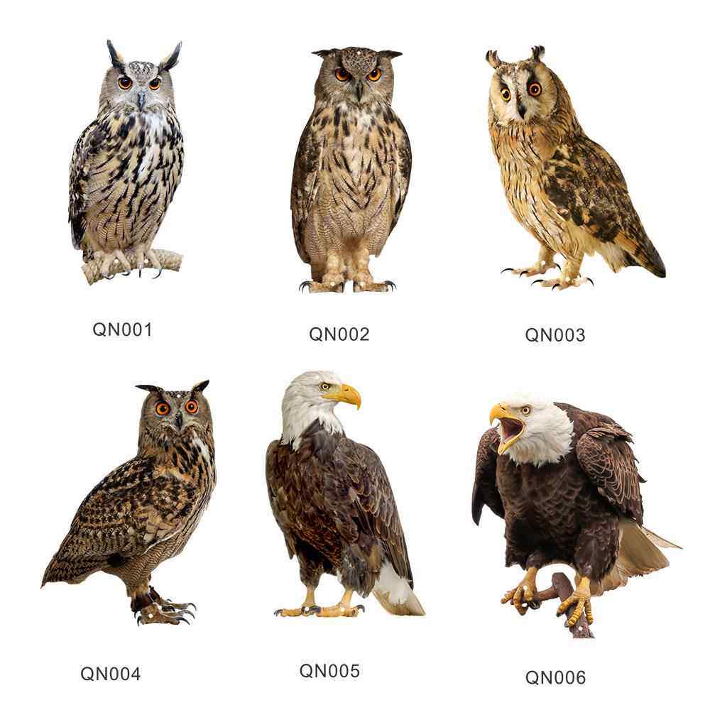 QN001-012跨境猫头鹰驱鸟铃铛挂件田园果园吓鸟挂饰户外庭院装饰