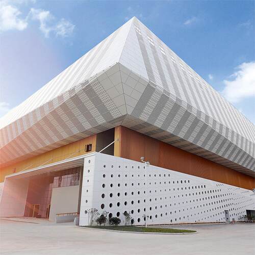 厂家天花孔批发冲材料单板铝合金幕墙门头穿孔铝板造型装饰铝吊顶