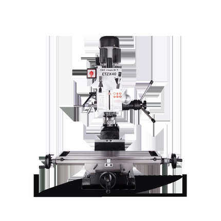 呲家用钻床小圆铣ctzx40重型工业铣床钻小型立柱铁新品钻铣床钻床