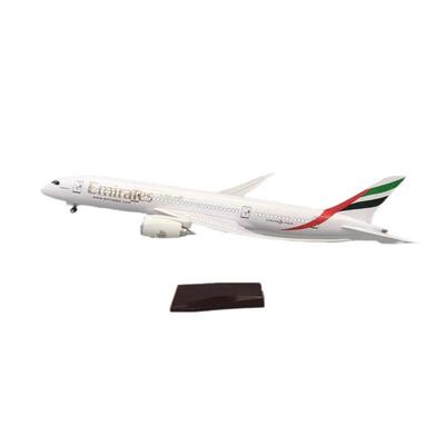热卖45cm飞机模型空客B787阿联酋B787航空模型B787 Emirates带轮