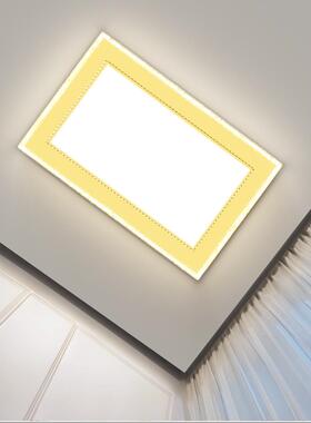 克客厅灯轻奢感意OWT式极简冰2裂纹亚力灯大厅主吸顶灯025年新款