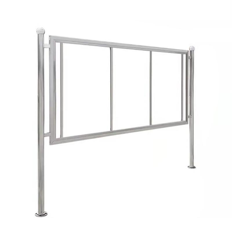 厂家户外不锈钢广告牌公示栏企业河道公告栏挂墙宣传栏展示架带轮