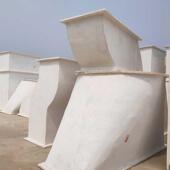 厂供 无机玻璃钢通风管道 玻璃钢风管不燃防潮排烟管道