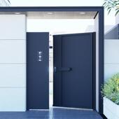 铁艺别墅庭院大门户外花园铝合金大门不锈钢简约院子入户民宿大门