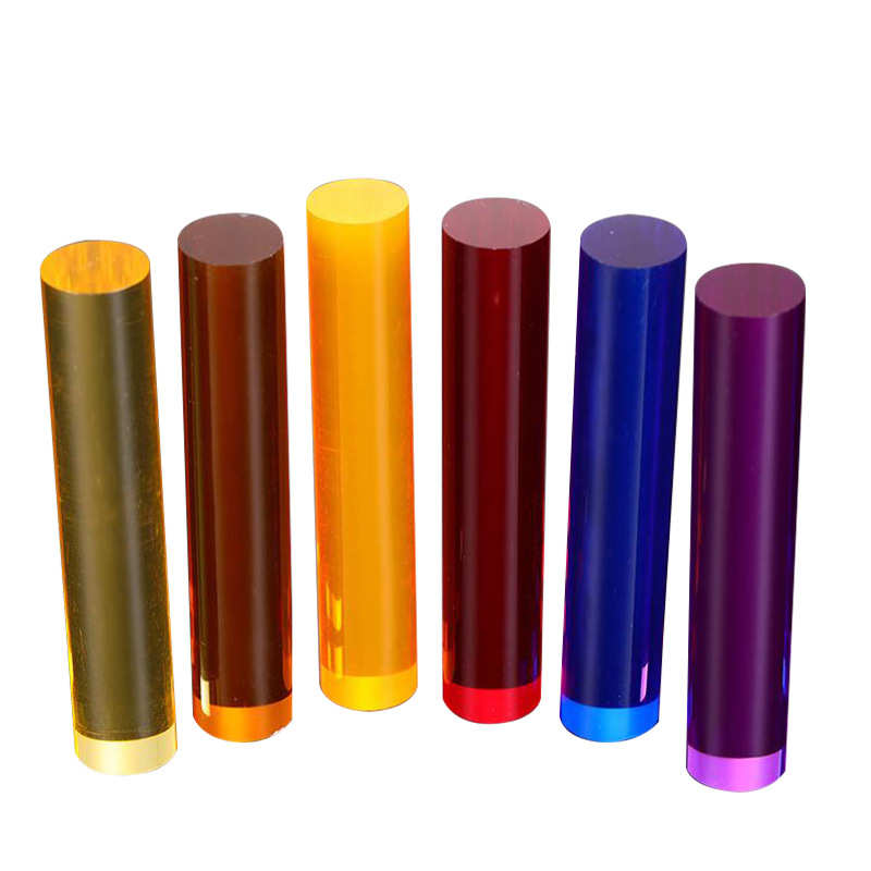 实心透明和实色亚克力棒pmma有机玻璃棒导光棒装饰条切割批发优惠