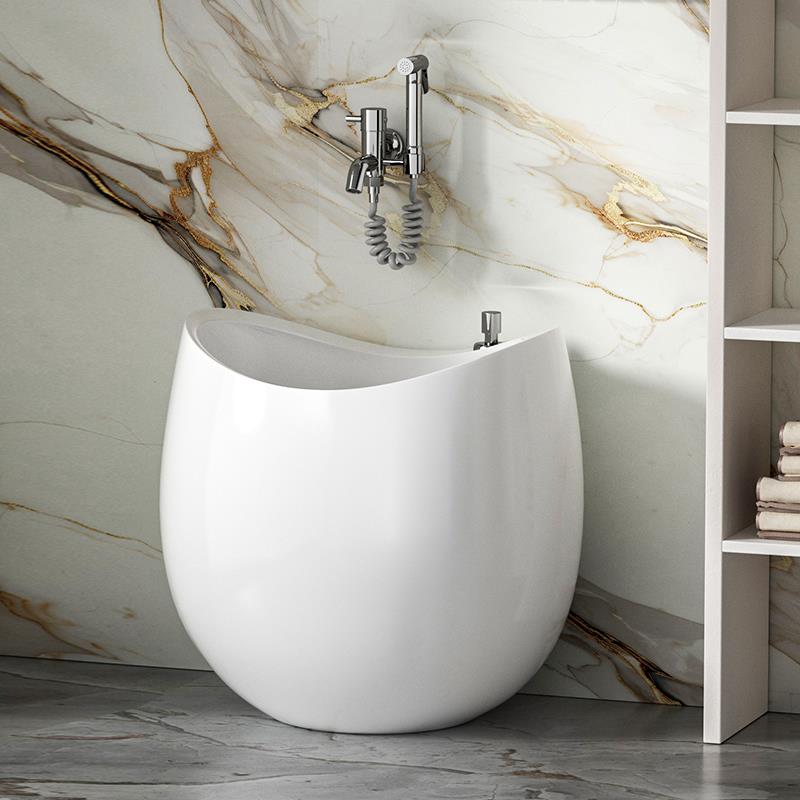 SUCCINCT浴术师拖把池落地式家用墩布池小户型阳台日式陶瓷拖布池