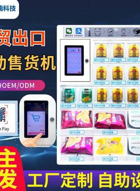 出口外贸小型马来西亚俄罗斯哈萨克斯坦无人自助售卖机
