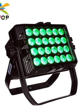 现货LED防水帕灯24颗18瓦RGBWAUV六合一投光灯DMX512方形洗墙灯