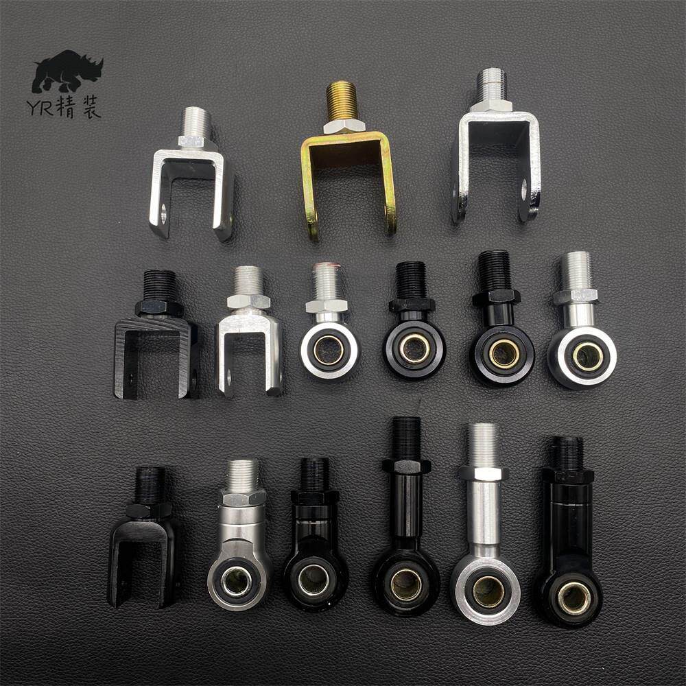 适用摩托车后减震器改装开叉头 加高圆头 电动车加长加高头转接头