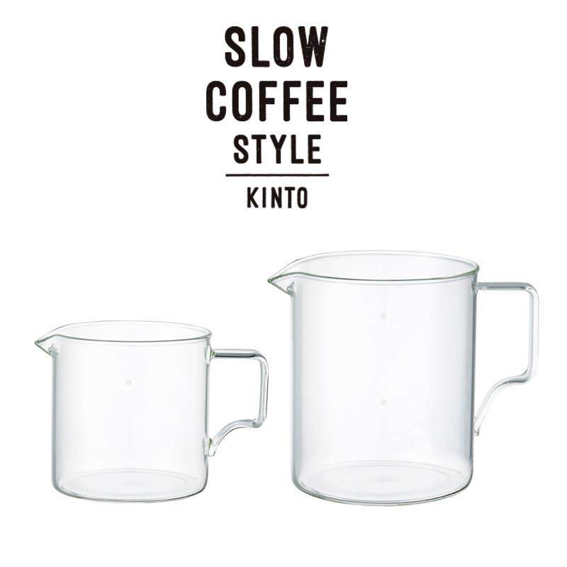 日本Kinto OCT系列手冲咖啡分享壶  耐热直身玻璃咖啡壶300/600ml