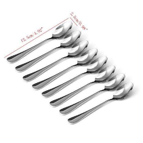 8 Pcs Demitasse Espresso Stainless Steel Spoon Tea Coffee