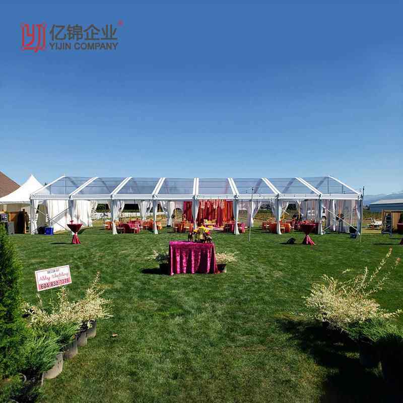 草坪露天透明星空屋顶帐篷婚礼婚庆仪式聚会篷房可拆装活动篷房