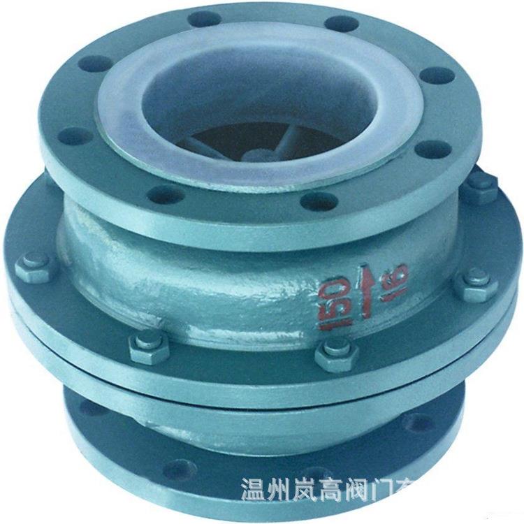 工业体专用 铸钢材质 法兰连接 衬氟止回阀 H42F46-16C DN150