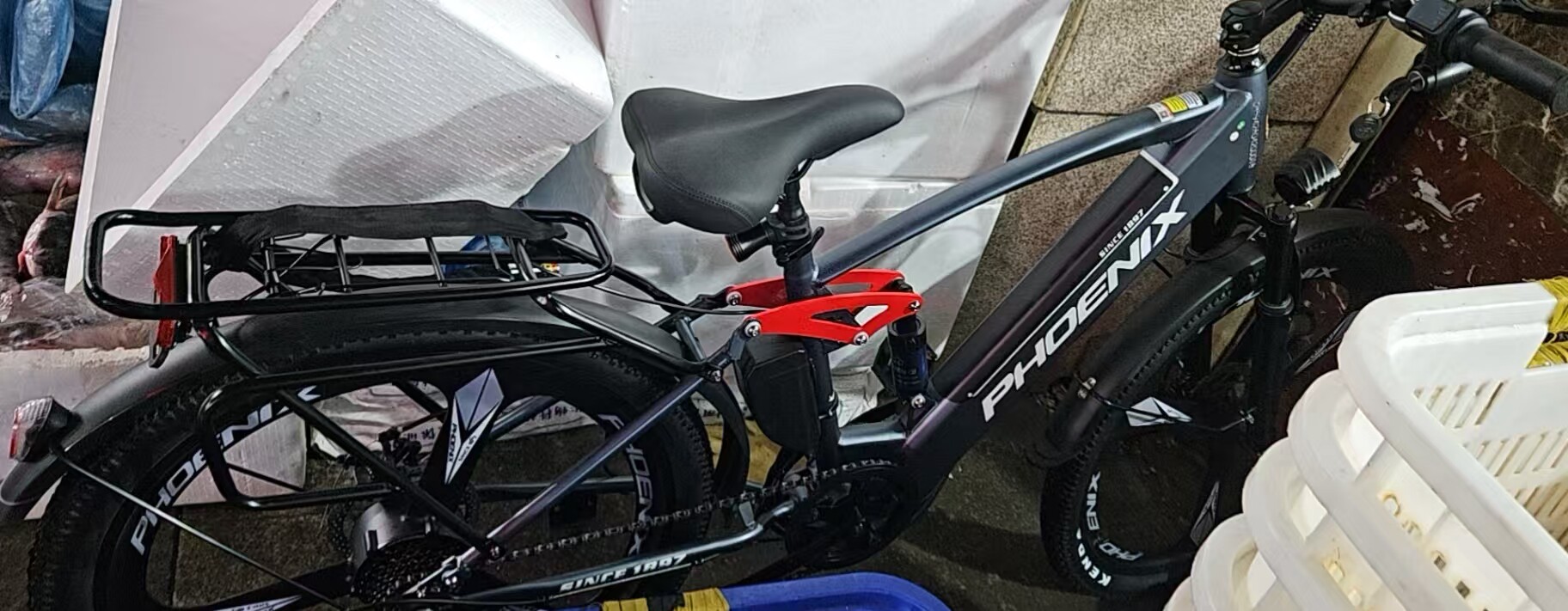 Электровелосипед Phoenix Q2 горный, мотор 350Вт, 7 скоростей Shimano, большой запас хода photo review