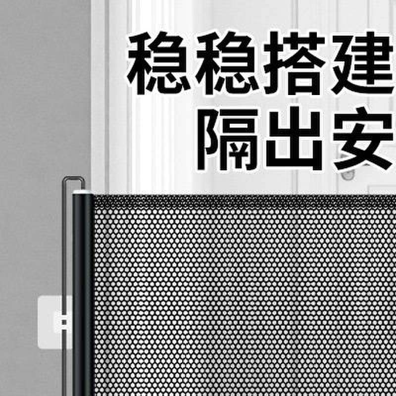 防猫跑出门拦猫神器门宠物阻拦加长伸缩栏免打孔挡猫围栏隔离网狗