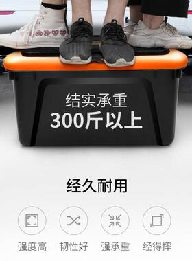 O1Z车收纳箱汽收箱纳盒车载储物盒塑333料储物车多功能辆后备箱收