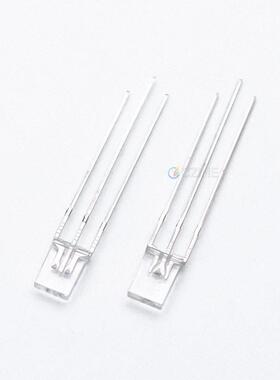 透明257红蓝红绿蓝绿黄绿双色指示灯2*5*7mm方形直插式led灯珠